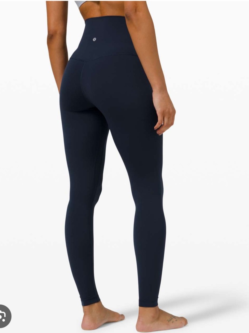 lululemon athletica Align Navy High-Rise Leggings 28” Size 2 - Picture 2 of 6